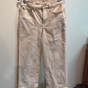 J. Crew White Denim Jeans – Style #BY217 – Women’s Size 26P (Petite)